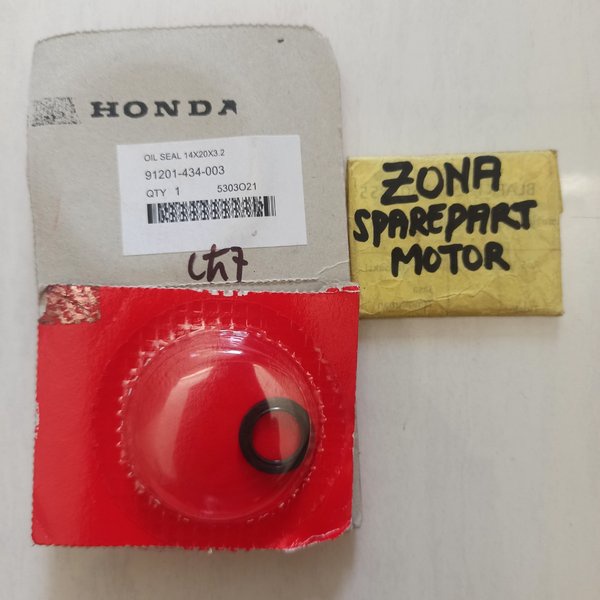 Oli Seal 14 x 20 x 3.2  Transmisi Matic Honda 91201 434 003