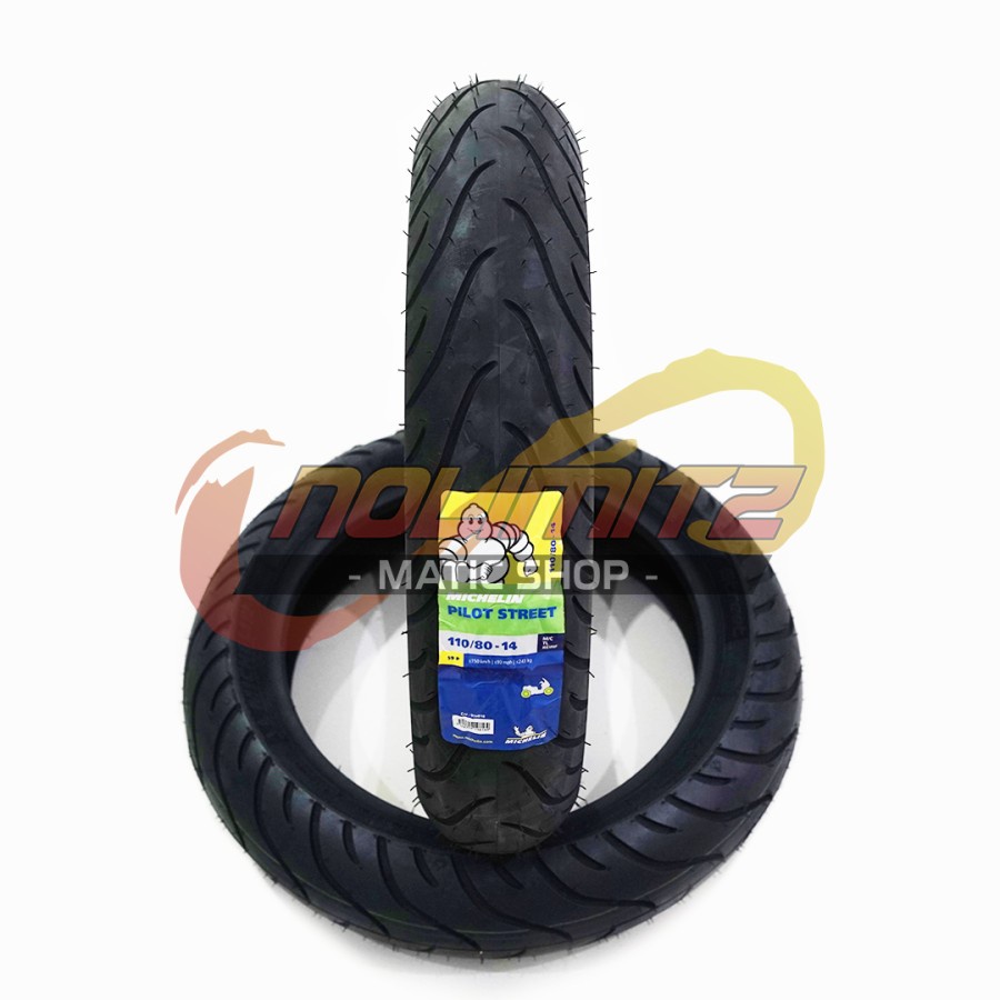 Ban Motor Tubeless Michelin Pilot Street 110/80 - 14 Vario Beat Scoopy