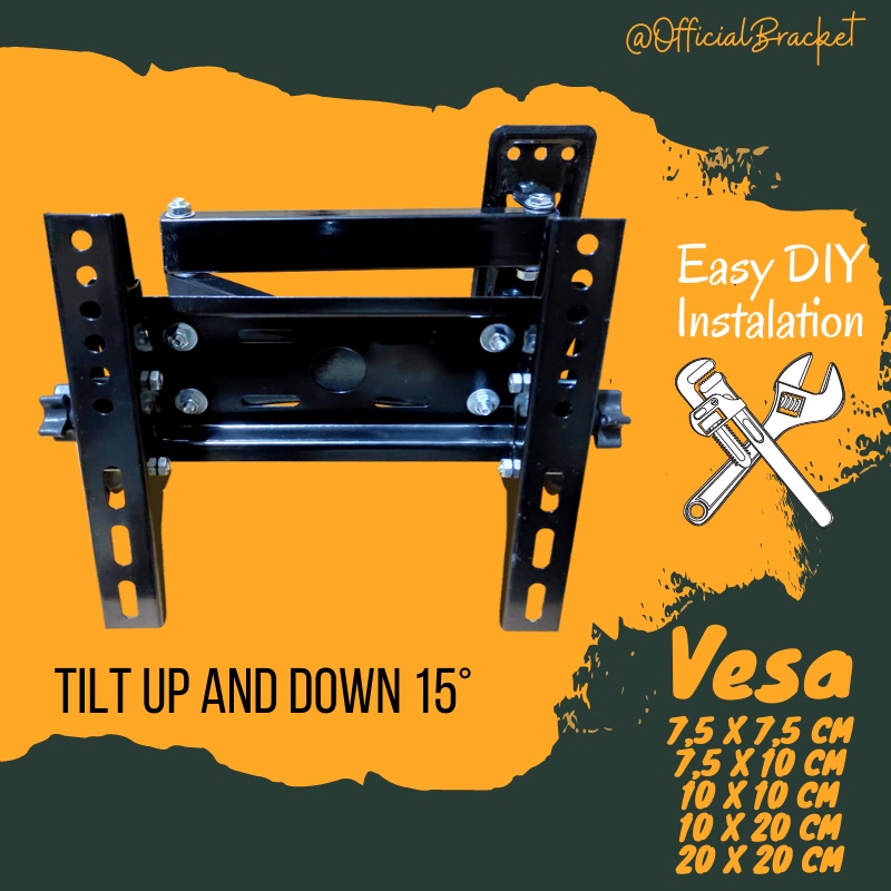 Bracket Swivel TV LED LCD 14 17 19 20 22 24 27 32 40 43 Inch Universal Smart TV Digital LCD LED Braket Putar Tebal