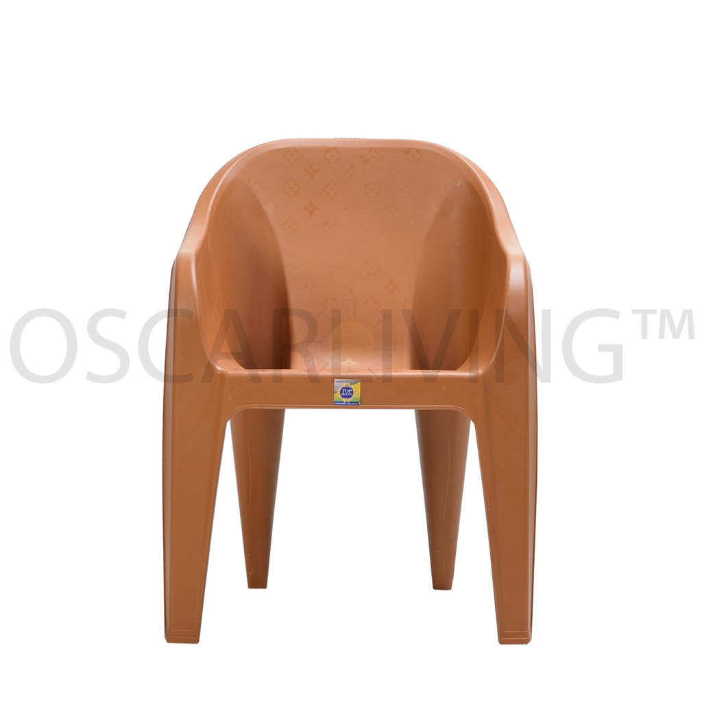 Kursi Santai Teras Napolly Plastik TCC 500 COKELAT - PROMO JABODETABEK