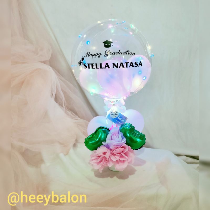 Balon Wisuda/Buket Wisuda/Buket Balon/Buket Snack/Balon Box/Balon Ultah/Snack Box/Bunga Wisuda/Kado