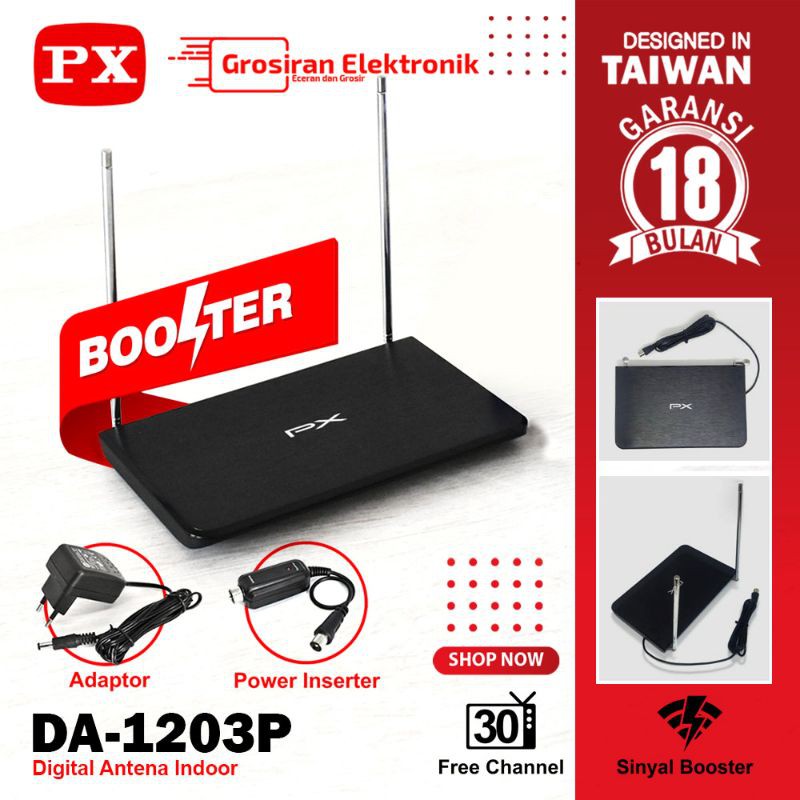 DA 1203 PX Antena Dalam Digital TV LED LCD Digital Indoor Antenna DA 1203 P
