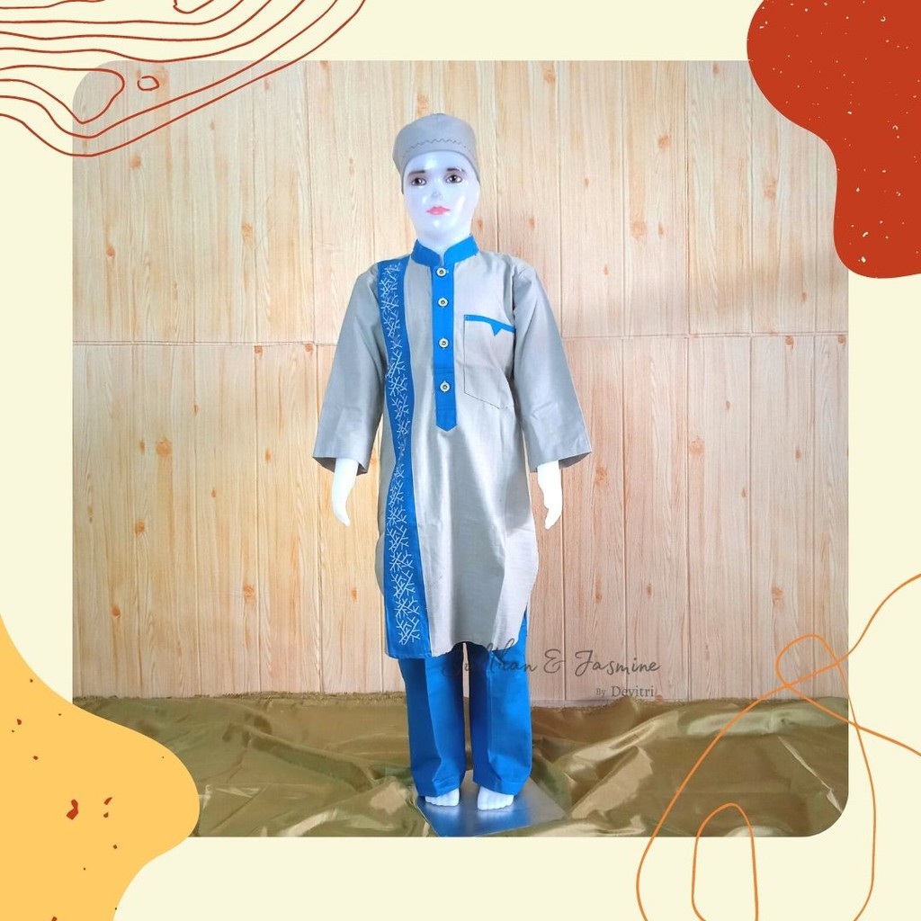 SETELAN KURTA ANAK / BAJU KURTA ANAK / SETELAN KOKO ANAK / BAJU MUSLIM ANAK LAKI-LAKI