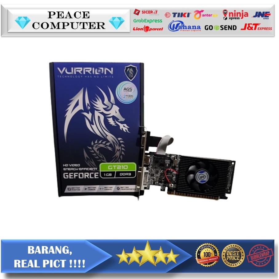 Vga Card Nvidia Geforce GT210 Ddr3 1GB 64BIT