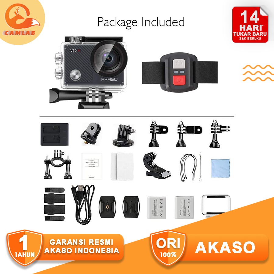AKASO V50X 4K 30FPS Action Camera Original