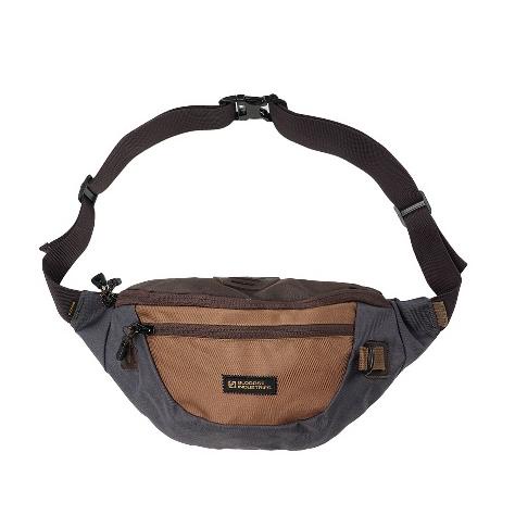 Bloods Waistbag Tas Pinggang Maquinta 04 Brown Grey BnX /Kualitas Terbaik