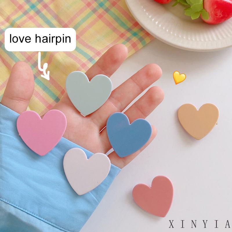 【COD】Jepit Rambut Bentuk Hati Untuk Aksesoris Anak Perempuan