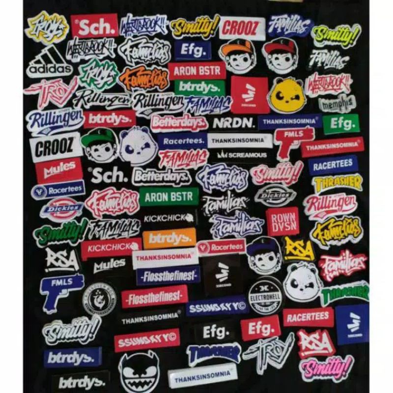 

STIKER BRAND STIKER DISTRO STIKER MURAH GROSIR PEMBELIAN RANDON ATAU ACAK