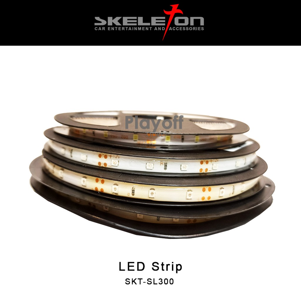 Skeleton Led Strip Light 5M Lampu Mobil