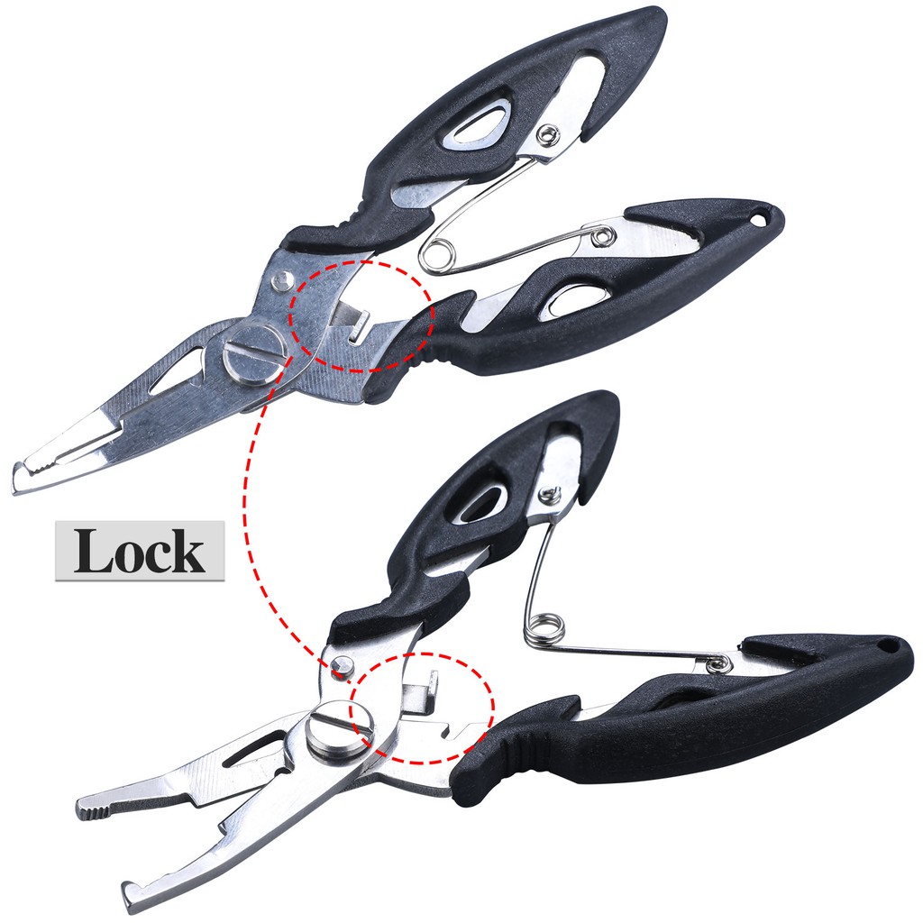 Pancing Scissor Fishing Pliers Fishing Clamp Fishing Pinset Tang Kail Pancing Gripper Tools