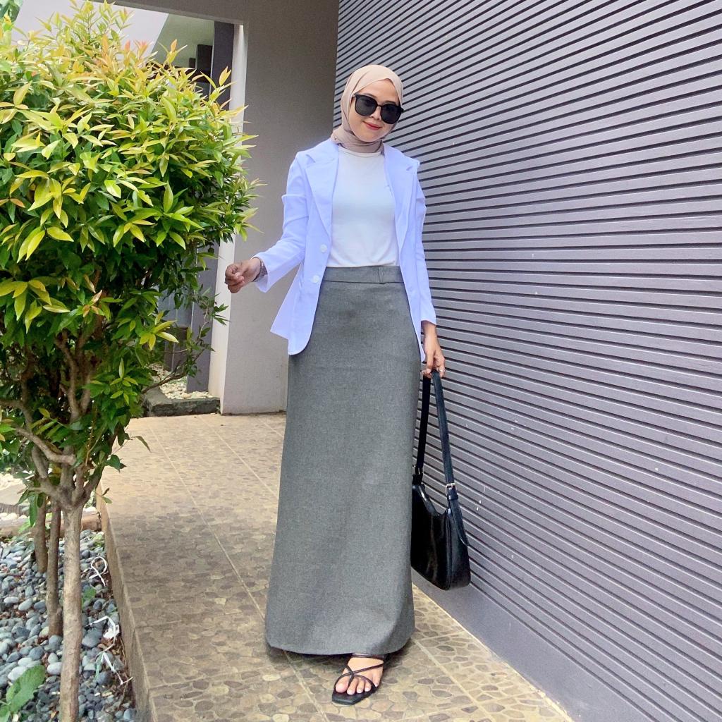 Rok Kerja Model A / Rok Kantor (04)-5