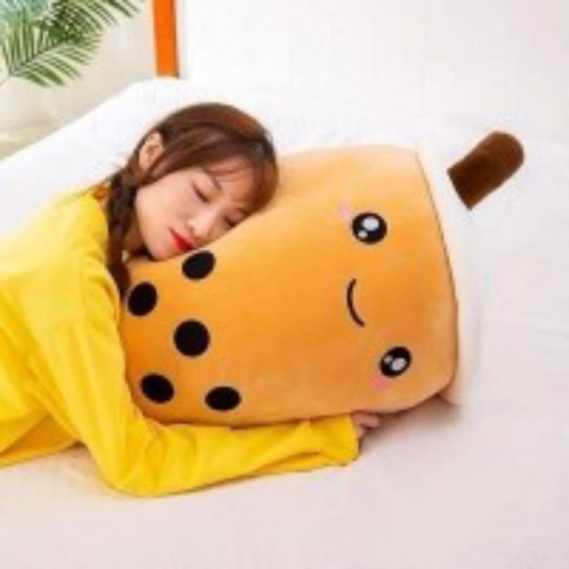 Boneka Boba Cangkir Teh Susu Lucu Sofa 30 CM