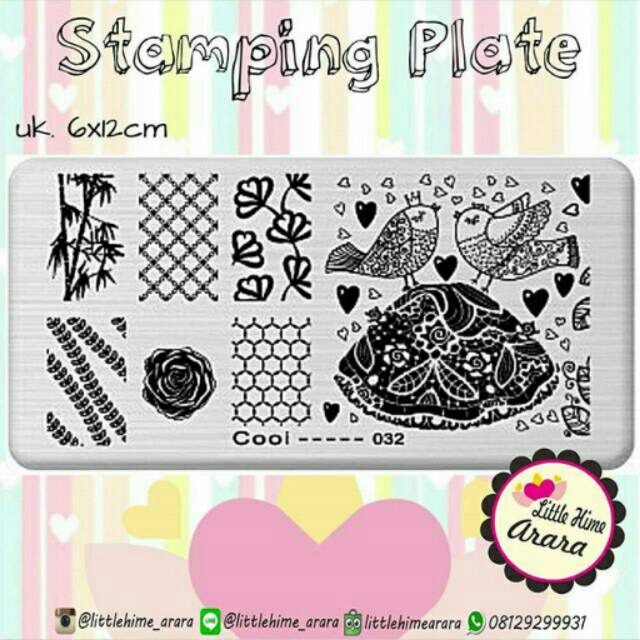 

STAMPING PLATE COOI 032