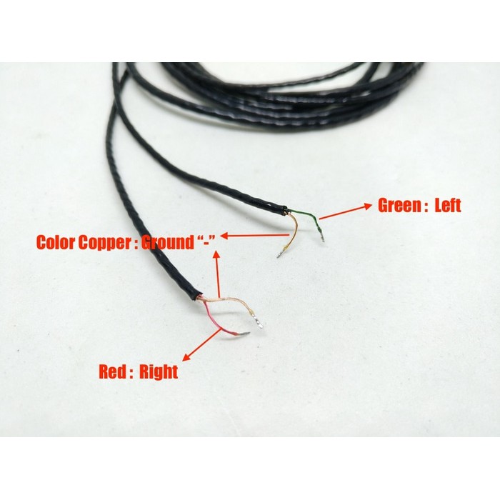 With Mic Ocean OFC DIY Earphone Repair Cable Replacement