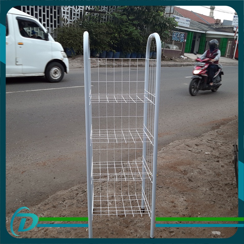 Rak Chiki Mini- Rak Display Snack - Rak Keranjang