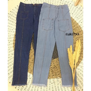 1KG BISA 4PCS BAGGY JEANS SAKU  POCKET RAWIS JEANS  