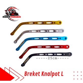 L knalpot pangkon breket knalpot L almunium cnc