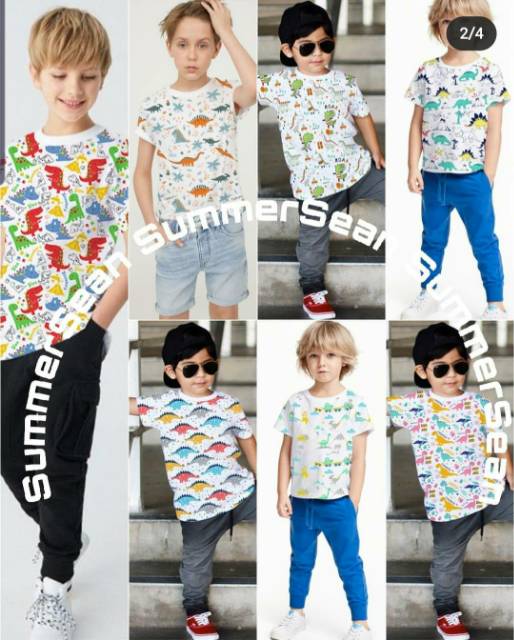 KAOS SUMMERSEAN PRINTED TEE IMPORT MURAH BERKUALITAS