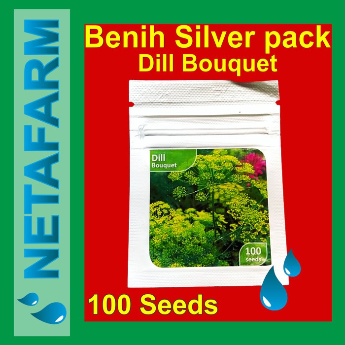 Benih / bibit / biji Dill bouquet - Silverpack ( 100 seeds )