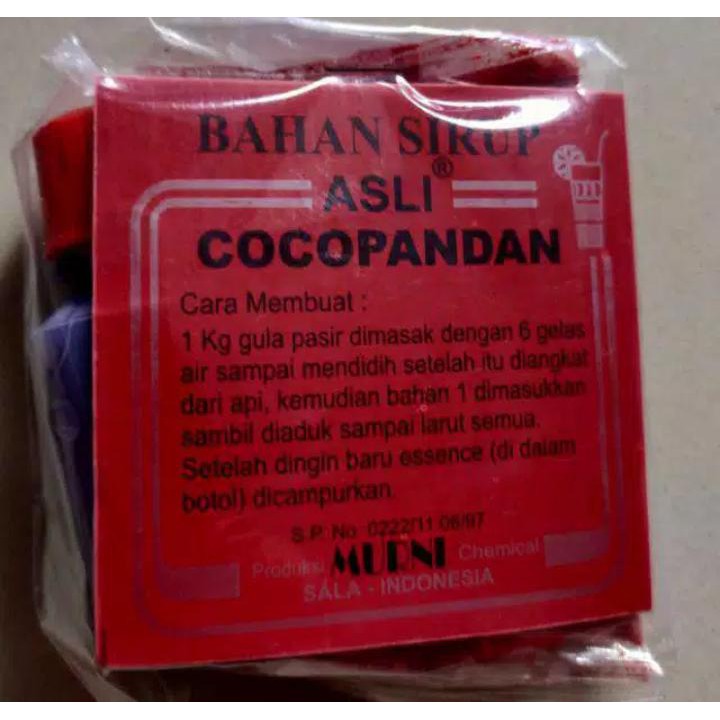 

Aneka Snack Bahan Sirup Murni Cocopandan / Syrup Buah