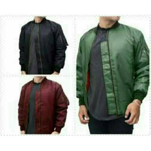 jaket bomber jumbo XXL/bolak balik