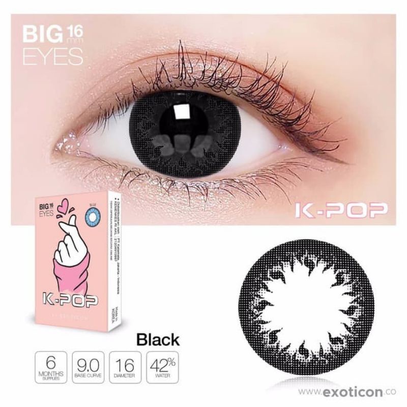 SOFTLENS K-POP NORMAL / KPOP BIG EYES 16MM by X2 EXOTICON