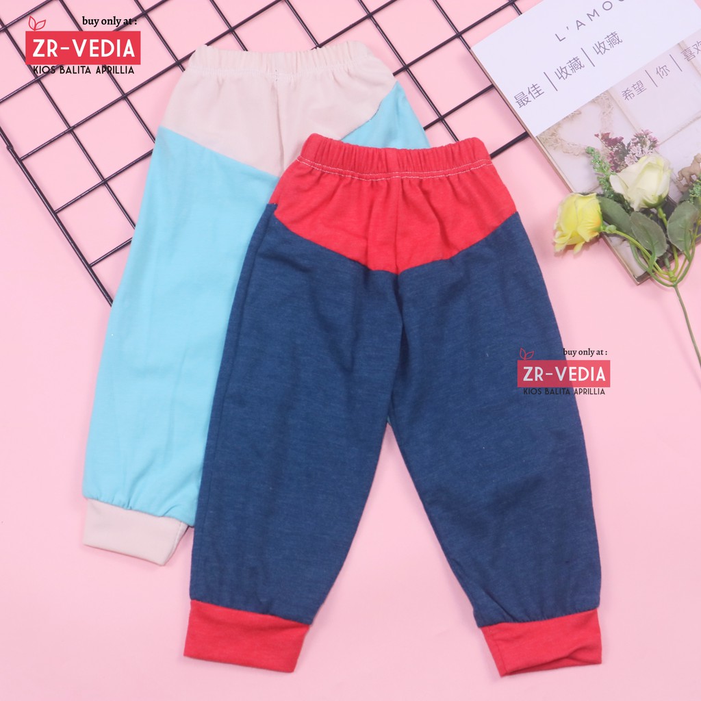 Jogger Sport Bayi - 2 Tahun / Celana Panjang Anak Laki-Laki Polos Import Murah Joger Denim Adem