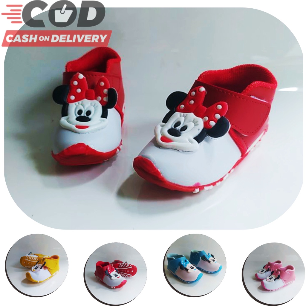 SEPATU IMPORT ANAK MIKI BUNYI TERLARIS DAN TERMURAH