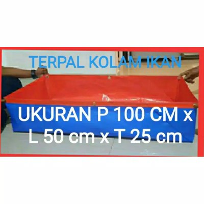 Terpal Kolam Ikan Lele Type A5 Korea P 100 Cm X L 50 Cm X T 25 Cm