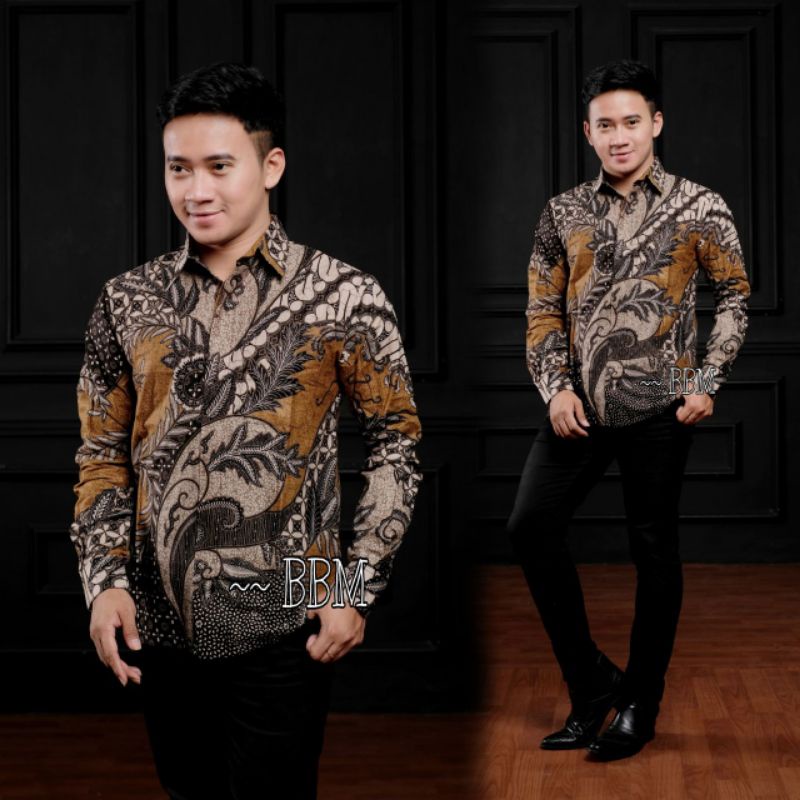 KEMEJA BATIK PANJANG PEKALONGAN MOTIF TERBARU