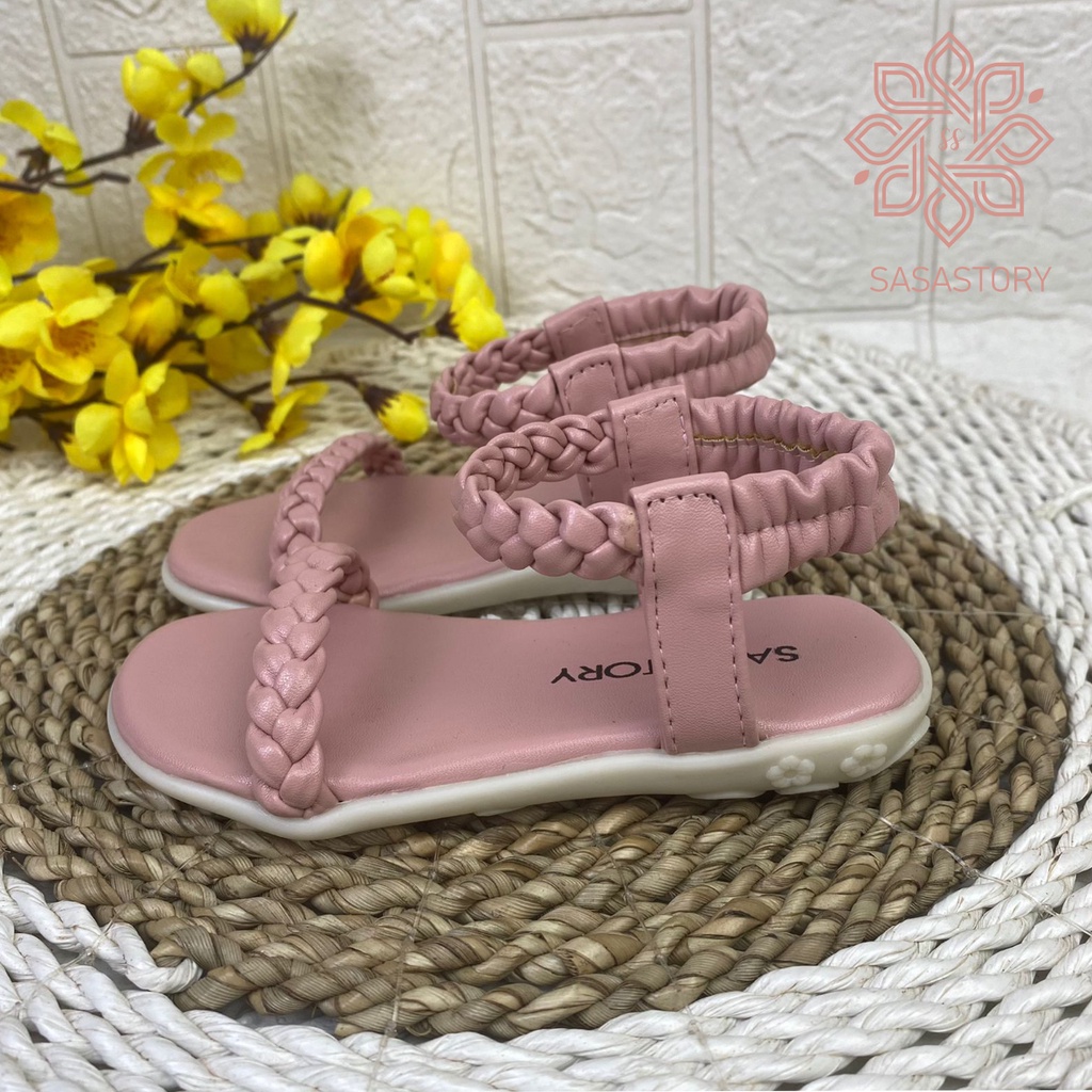 SEPATU SANDAL ANAK PEREMPUAN KEPANG LUCU 1 2 3 TAHUN KA04