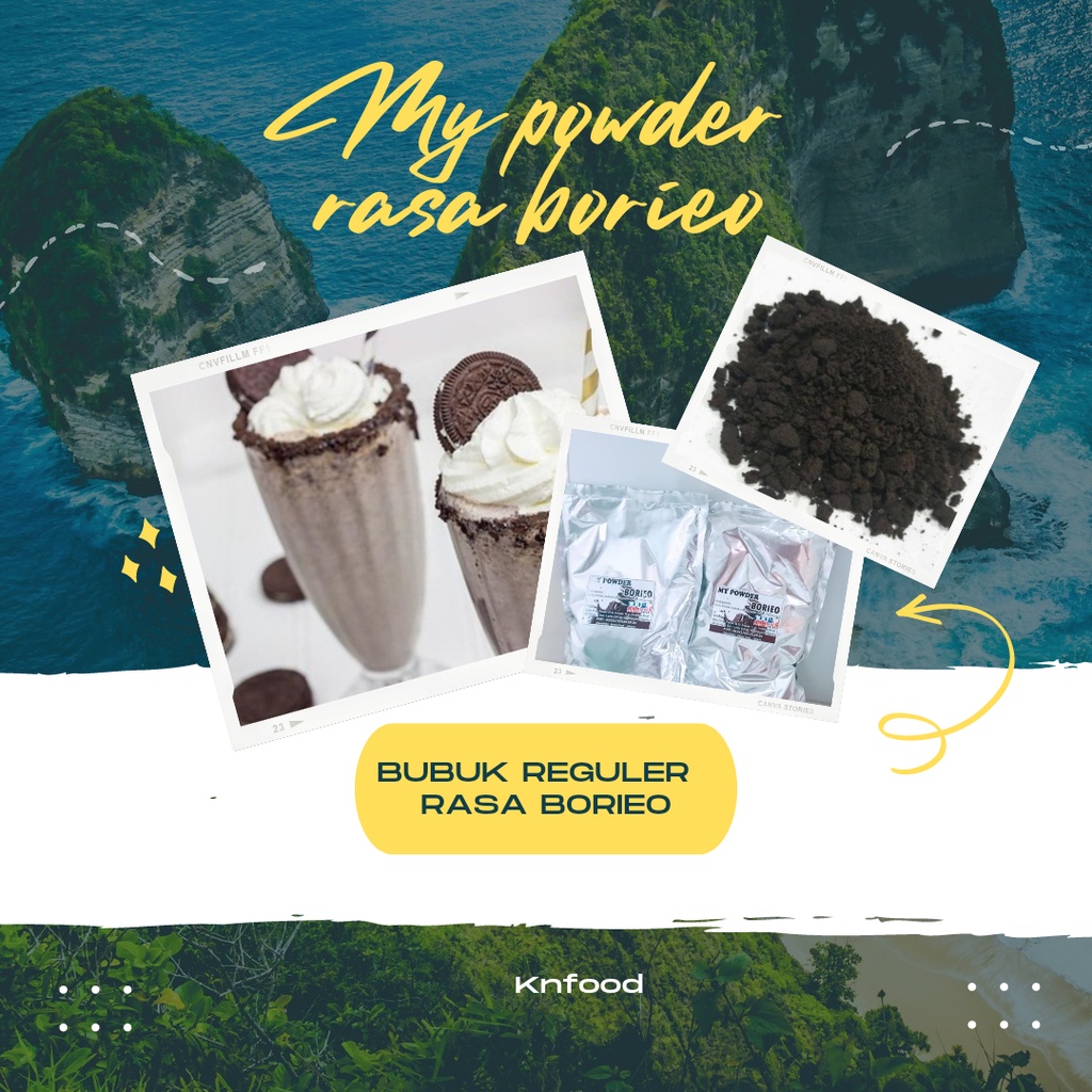 

Bubuk Minuman My Powder borieco 1kg Bubuk Minuman coklat Varian borieo Kemasan 1Kg