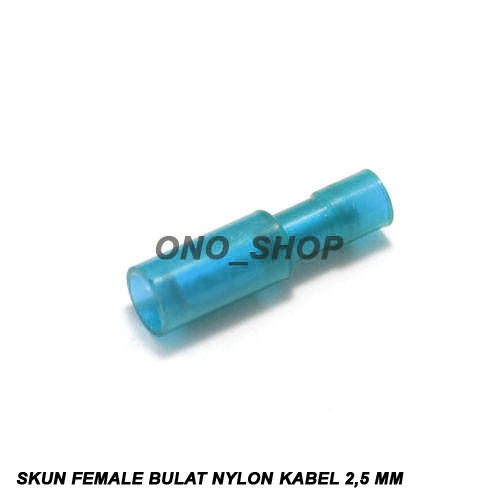 Skun Female Bulat Nylon (100 Pcs) Kabel 2,5 mm