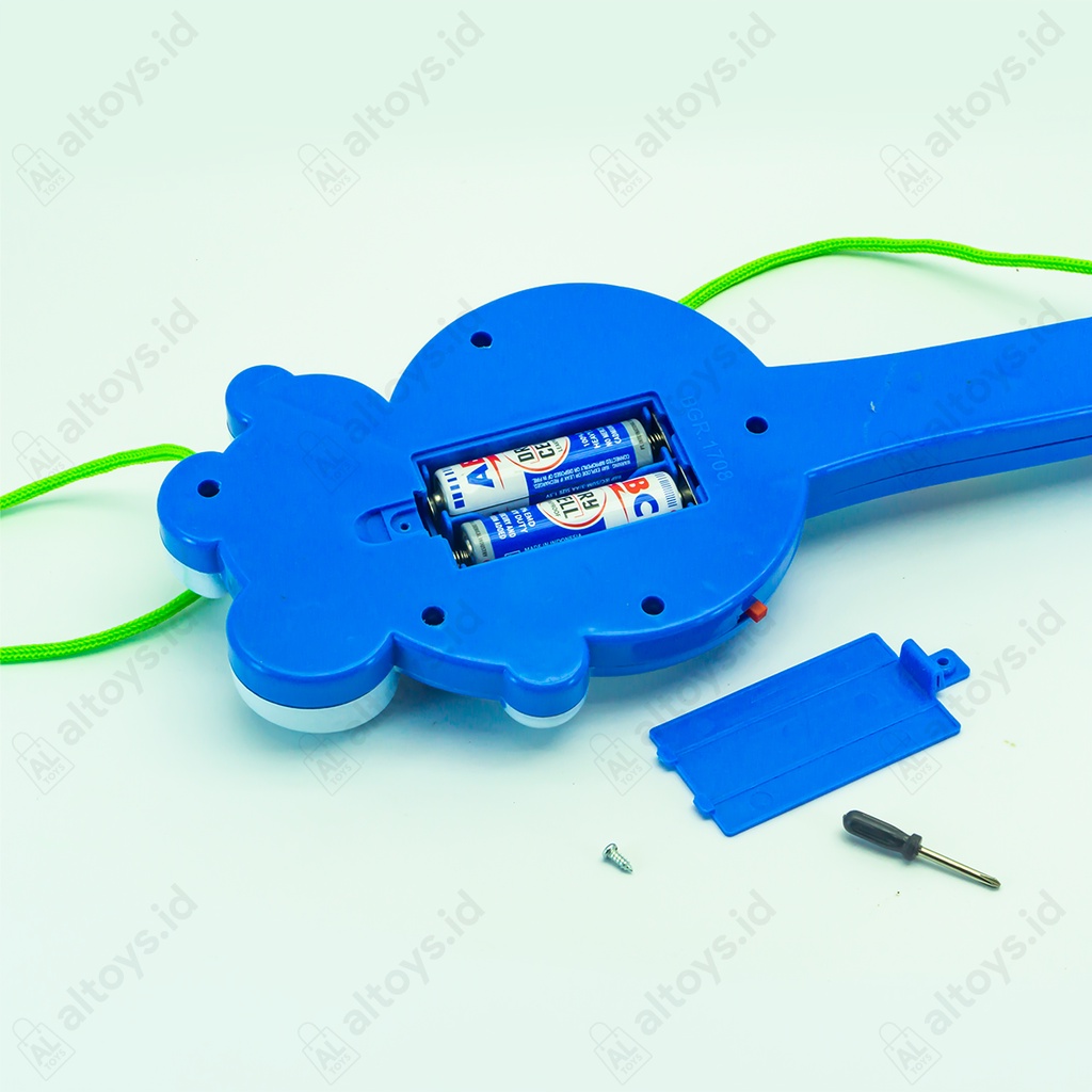 MAINAN EDUKASI ANAK GITAR GITARAN ELEKTRIK KARAKTER LUCU BGR1708K