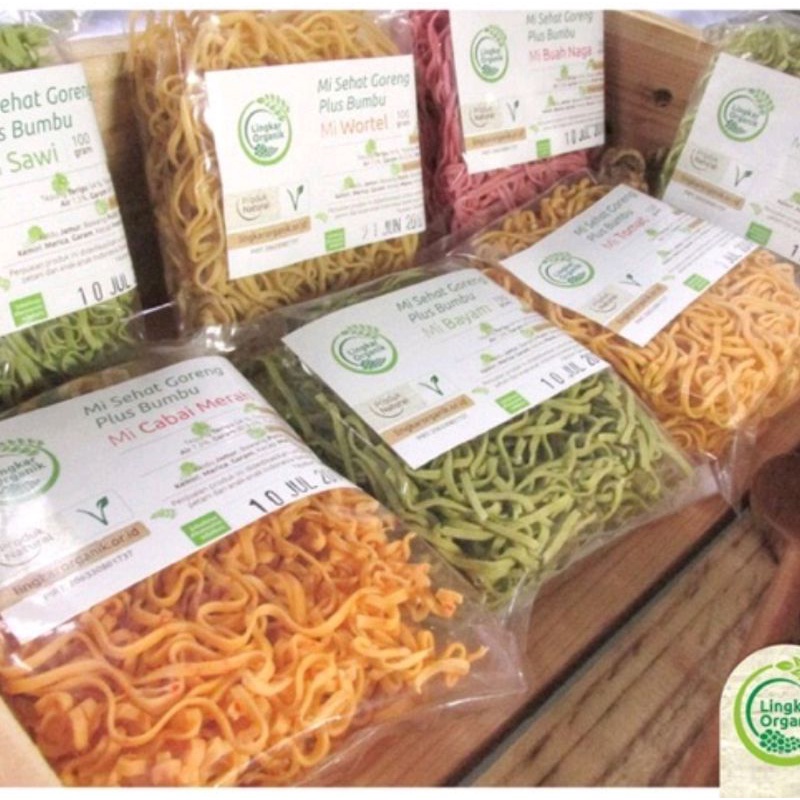 Lingkar Organik - Mie Sayur Sehat Goreng Plus Bumbu 85gr