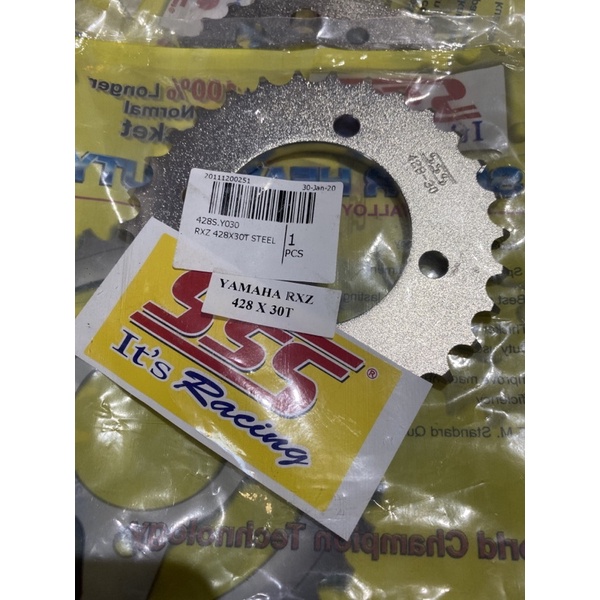 Gir Gear SSS Gir Belakang SSS YAMAHA Rx z king Jupiter Mx Vega R Force One Jupiter Z 428 x 30T - 39T-30