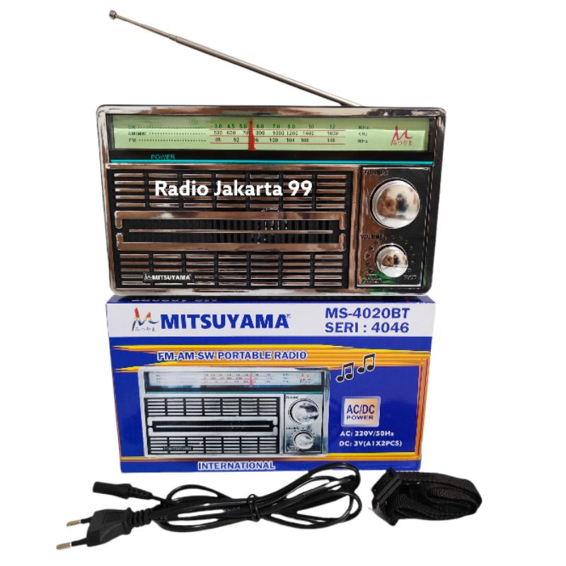 Radio Mitsuyama MS-4020 Portable Radio FM AM SW