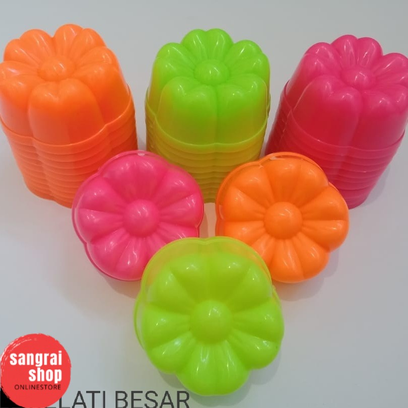 

Cetakan Bolu Melati Plastik (144 pcs) / cetakan bolu melati grosir / cetakan kue / cetakan kue kecil /