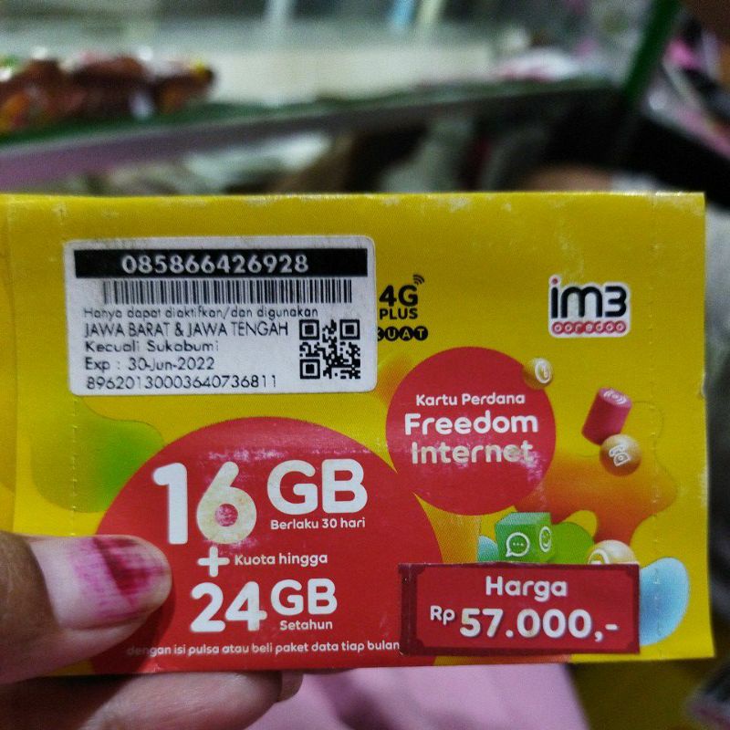Perdana kuota indosat 16gb