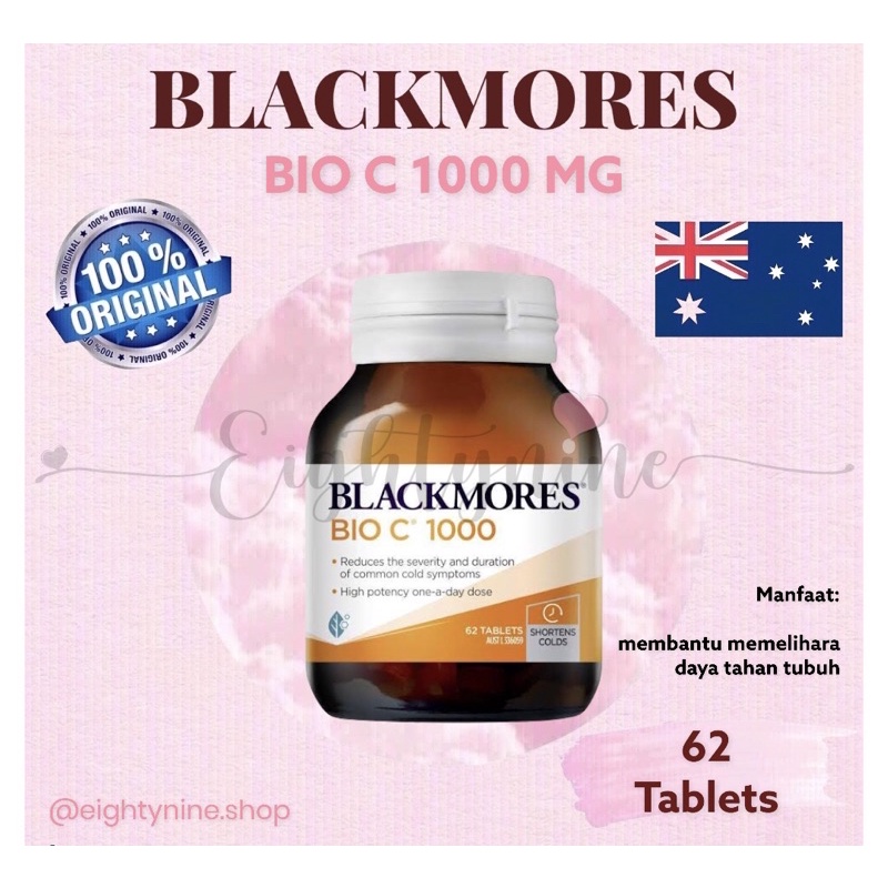 Blackmores Vitamin C 1000 Dewasa/Adult Vitamin Bio C 1000mg