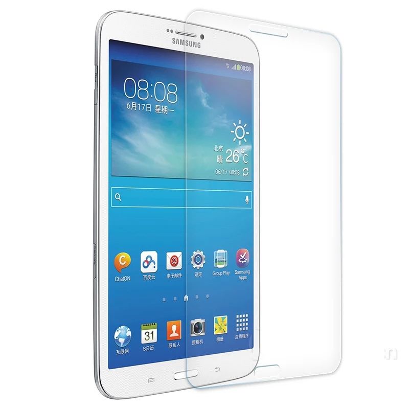 Tempered Glass Samsung Galaxy Tab 3 8.0 T310 T311 T315 SM-T310 SM-T311 SM-T315 Antigores Screen Guard protector TG Bening Blue Antiblue Clear kacaHigh Quality Pelindung Layar kaca