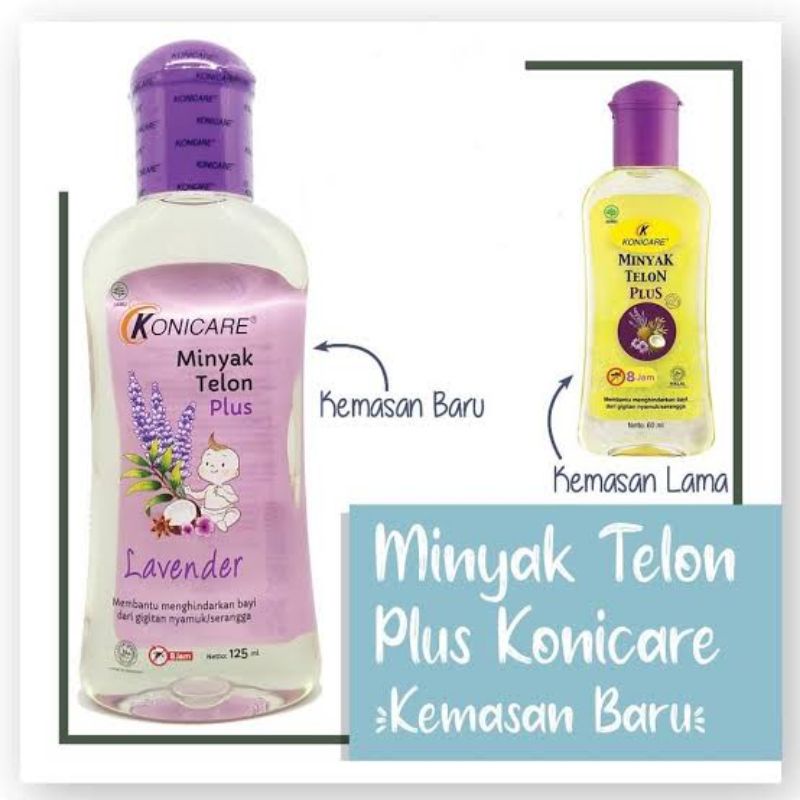 KONICARE Minyak Telon Plus, 125ml kemasan baru