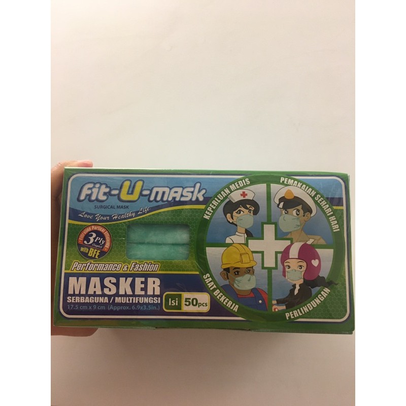 Fit u-mask masker 50'/