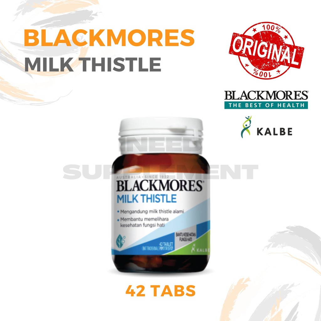 Jual Blackmores Milk Thistle 42 Tabs ( ASLI KALBE ) | Shopee Indonesia