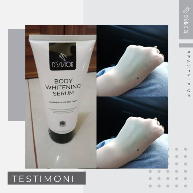 (KEMASAN BARU)D'Savior Body serum hand body D'Savior