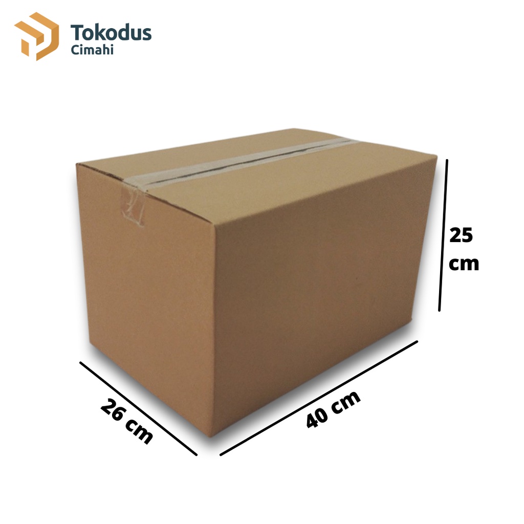 

Kotak Box Polos 40 x 26 x 25cm Ukuran Dus Indomie Tebal dan Kokoh - Tokodus Cimahi