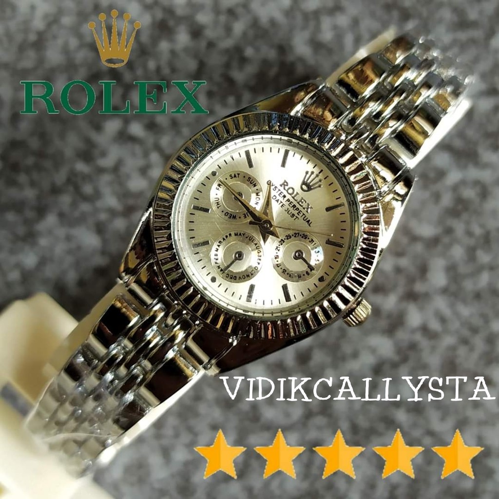 BEST SELLER Jam Tangan Wanita Rolex Jam Tangan Rolex stainless steel