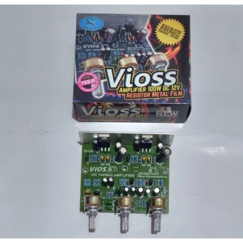 Kit DC 100W Amplifier Stereo TDA 2003 Scorpion SN 039