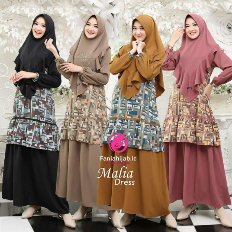 MALIA DRESS by FANIAHIJAB.id