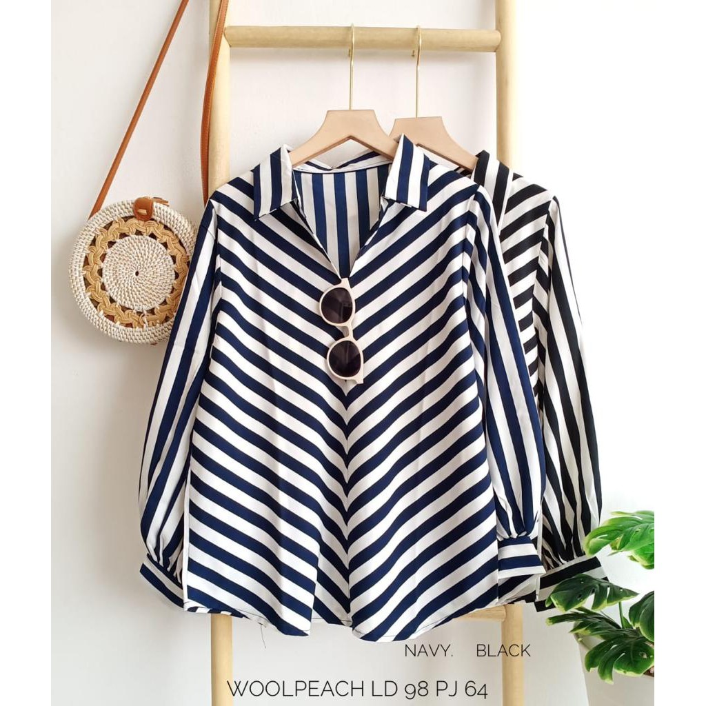 blus woolpeach salur import